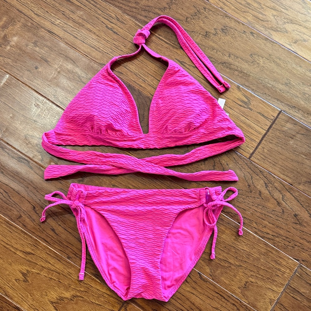 Victoria's Secret Bright Pink Bikini - M